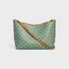 Borsa shopper morbida in Triomphe Canvas e pelle di vitello Borsa shopper morbida in Triomphe Canvas e pelle di vitello