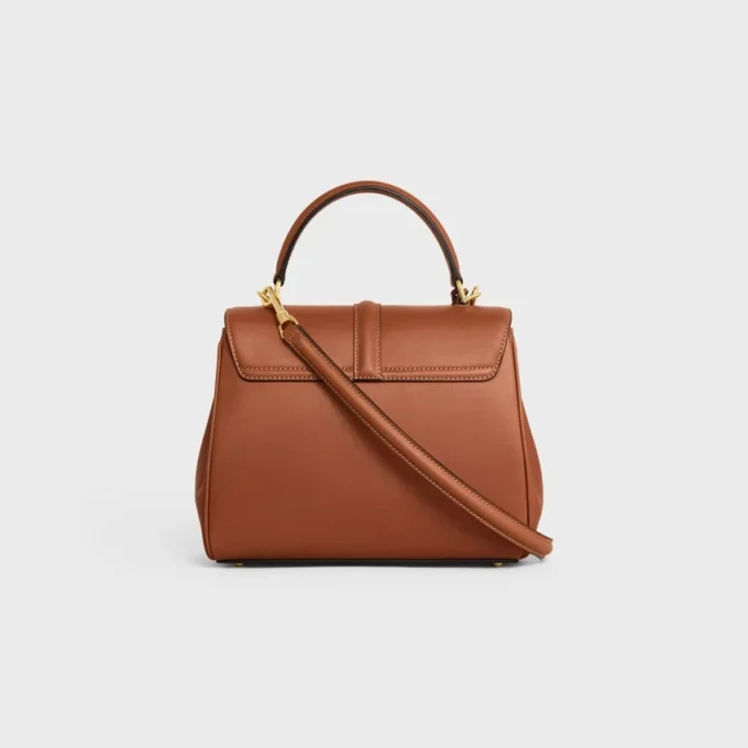 Borsa Small 16 in pelle di vitello naturale Borsa Small 16 in pelle di vitello naturale