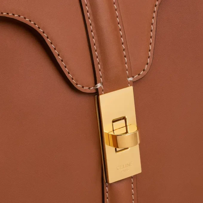 Borsa Small 16 in pelle di vitello naturale Borsa Small 16 in pelle di vitello naturale