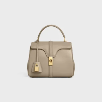 Borsa Small 16 in pelle di vitello satinata