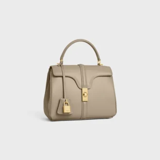 Borsa Small 16 in pelle di vitello satinata
