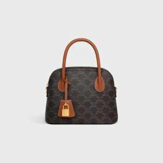 Borsa Teen Honorine in Triomphe Canvas e pelle di vitello