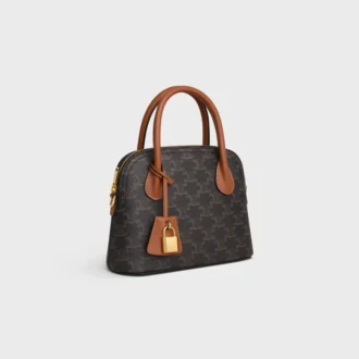 Borsa Teen Honorine in Triomphe Canvas e pelle di vitello