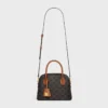 Borsa Teen Honorine in Triomphe Canvas e pelle di vitello Borsa Teen Honorine in Triomphe Canvas e pelle di vitello