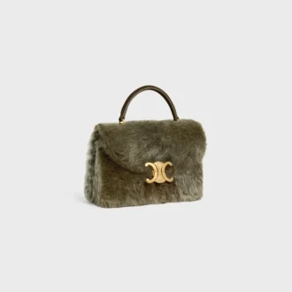 Borsa Teen Nino in montone e pelle di vitello scamosciata