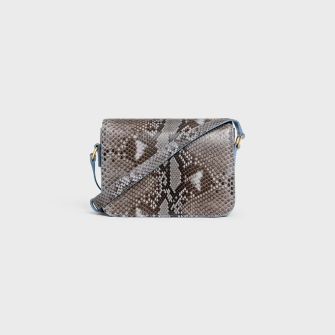 Borsa Teen Triomphe in patchwork di pitone Borsa Teen Triomphe in patchwork di pitone