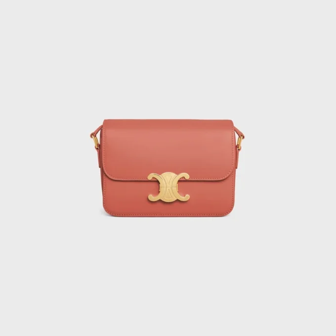Borsa Teen Triomphe in pelle di vitello lucida Borsa Teen Triomphe in pelle di vitello lucida