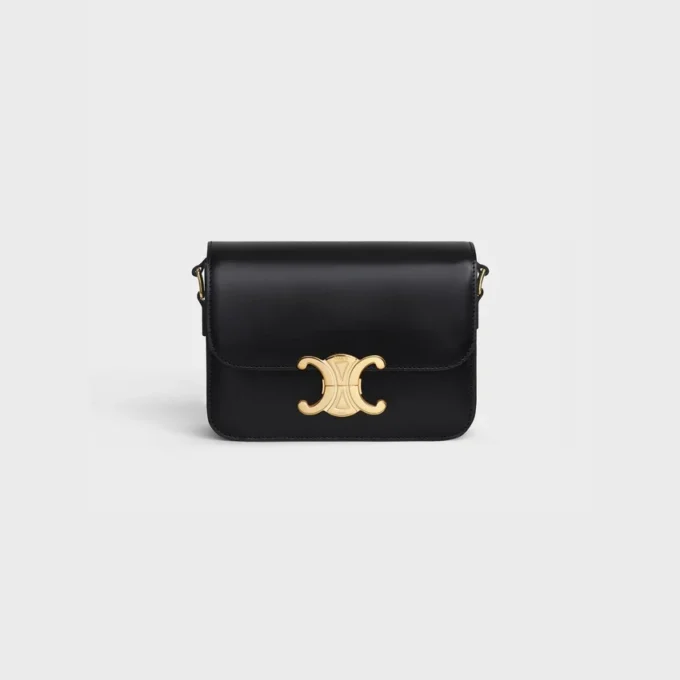 Borsa Teen Triomphe in pelle di vitello lucida