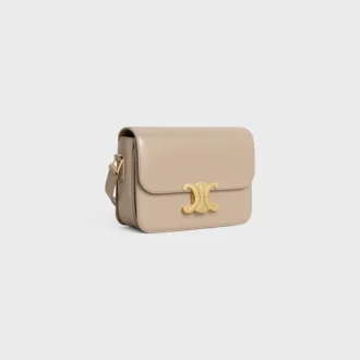 Borsa Teen Triomphe in pelle di vitello lucida