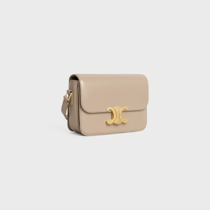 Borsa Teen Triomphe in pelle di vitello lucida