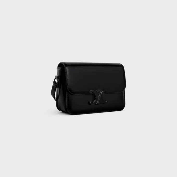 Borsa Teen Triomphe in pelle di vitello lucida Borsa Teen Triomphe in pelle di vitello lucida