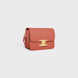 Borsa Teen Triomphe in pelle di vitello lucida
