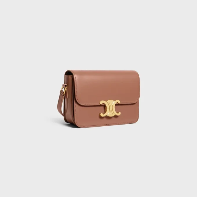 Borsa Teen Triomphe in pelle di vitello lucida Borsa Teen Triomphe in pelle di vitello lucida