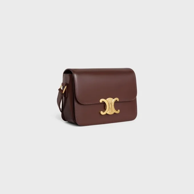 Borsa Teen Triomphe in pelle di vitello lucida Borsa Teen Triomphe in pelle di vitello lucida