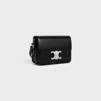 Borsa Teen Triomphe in pelle di vitello lucida