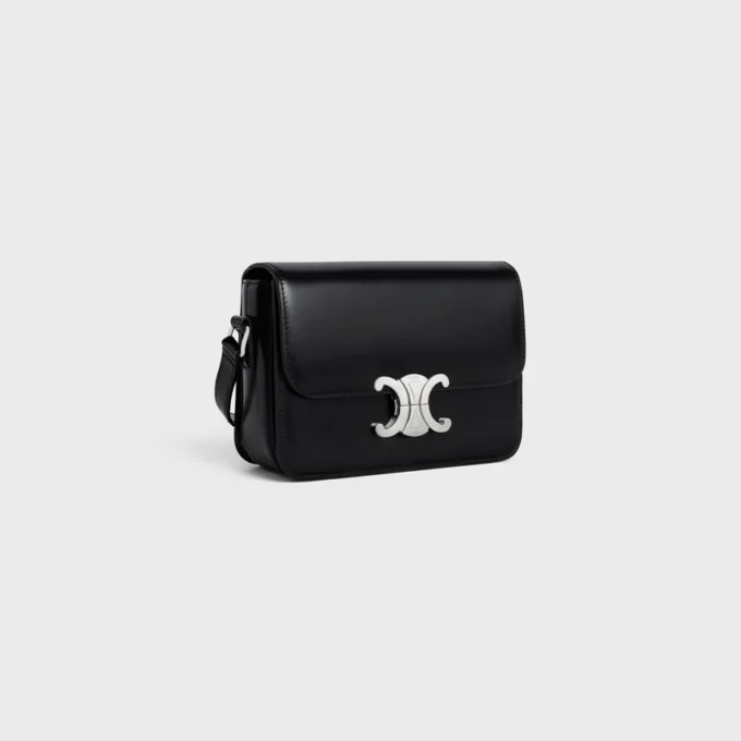 Borsa Teen Triomphe in pelle di vitello lucida