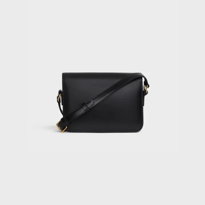 Borsa Teen Triomphe in pelle di vitello lucida