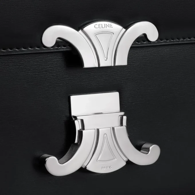 Borsa Teen Triomphe in pelle di vitello lucida
