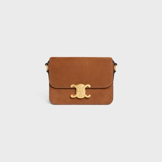 Borsa Teen Triomphe in pelle di vitello nabuk Borsa Teen Triomphe in pelle di vitello nabuk