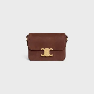 Borsa Teen Triomphe in pelle di vitello nabuk martellata Borsa Teen Triomphe in pelle di vitello nabuk martellata
