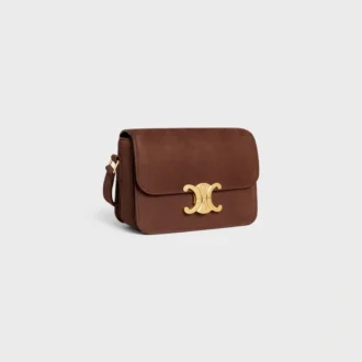 Borsa Teen Triomphe in pelle di vitello nabuk martellata Borsa Teen Triomphe in pelle di vitello nabuk martellata