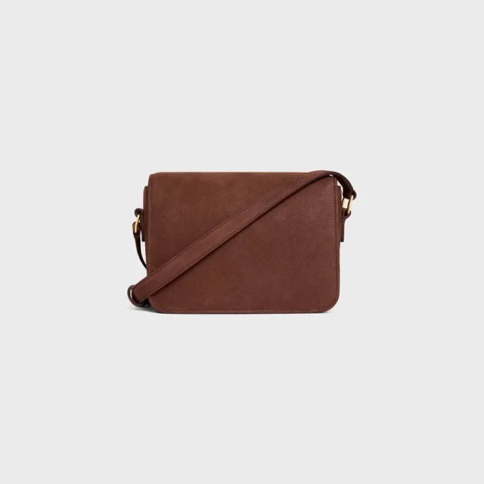 Borsa Teen Triomphe in pelle di vitello nabuk martellata Borsa Teen Triomphe in pelle di vitello nabuk martellata