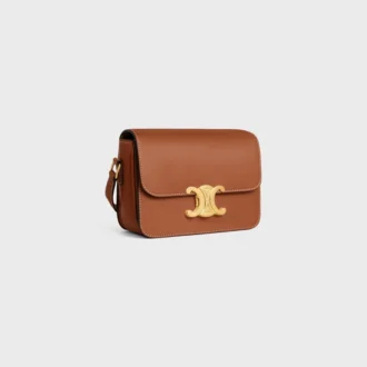 Borsa Teen Triomphe in pelle di vitello naturale Borsa Teen Triomphe in pelle di vitello naturale