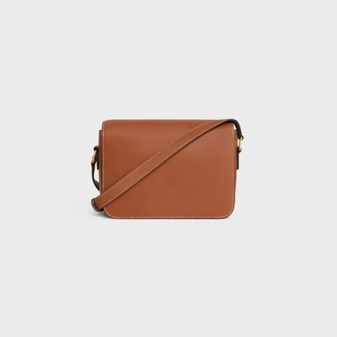 Borsa Teen Triomphe in pelle di vitello naturale Borsa Teen Triomphe in pelle di vitello naturale