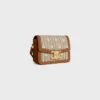 Borsa Teen Triomphe in tessuto con motivo Triomphe su tutta la superficie e pelle di vitello Borsa Teen Triomphe in tessuto con motivo Triomphe su tutta la superficie e pelle di vitello