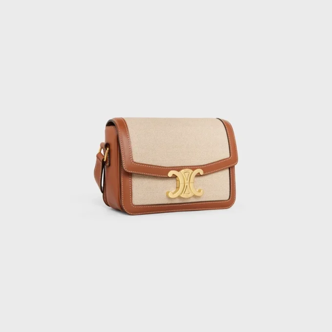 Borsa Teen Triomphe in tessuto e pelle di vitello Borsa Teen Triomphe in tessuto e pelle di vitello