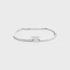 Bracciale articolato Triomphe in ottone con finitura in rodio Bracciale articolato Triomphe in ottone con finitura in rodio