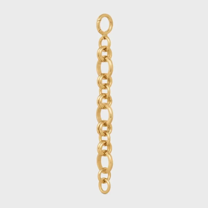 Bracciale CELINE Charms Heritage Chunky in ottone con finitura dorata Bracciale CELINE Charms Heritage Chunky in ottone con finitura dorata