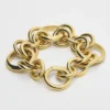 Bracciale CELINE Charms Heritage Chunky in ottone con finitura dorata Bracciale CELINE Charms Heritage Chunky in ottone con finitura dorata