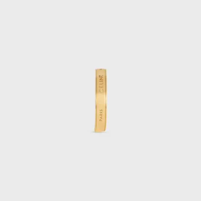 Bracciale CELINE Ribbon Small in ottone con finitura dorata Bracciale CELINE Ribbon Small in ottone con finitura dorata