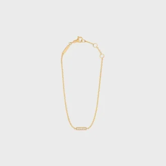 Bracciale della linea CELINE in oro giallo e diamanti