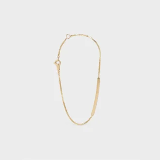 Bracciale dritto CELINE Sentimental in oro giallo e diamanti