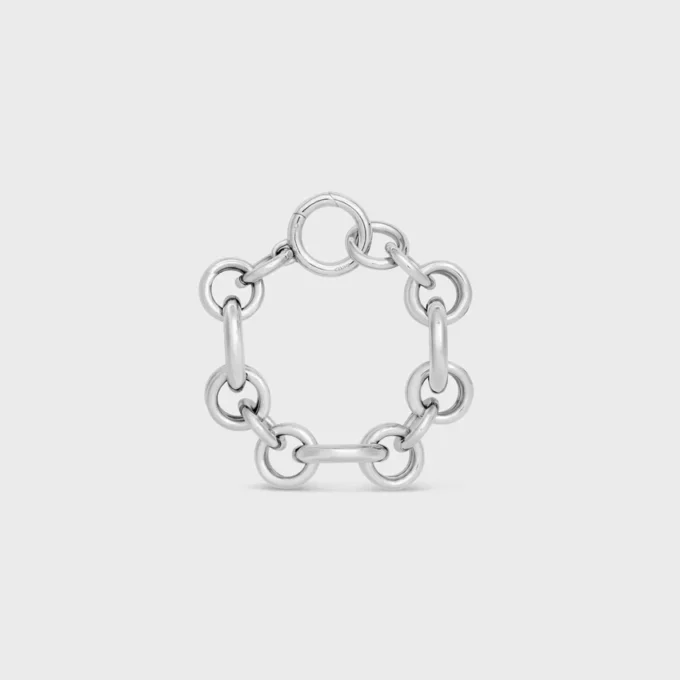 Bracciale Heritage Chunky con ciondoli in ottone con finitura al rodio Bracciale Heritage Chunky con ciondoli in ottone con finitura al rodio