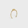 Bracciale Knot extra-sottile in ottone con finitura dorata Bracciale Knot extra-sottile in ottone con finitura dorata