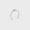 Bracciale Knot extra-sottile in ottone con finitura in rodio Bracciale Knot extra-sottile in ottone con finitura in rodio
