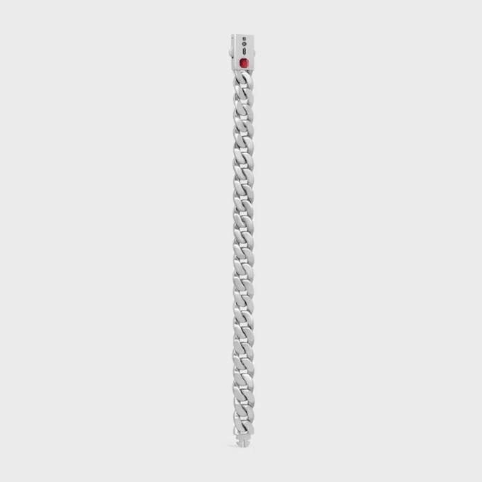 Bracciale Les Poincons CELINE in argento sterling e granato Bracciale Les Poincons CELINE in argento sterling e granato