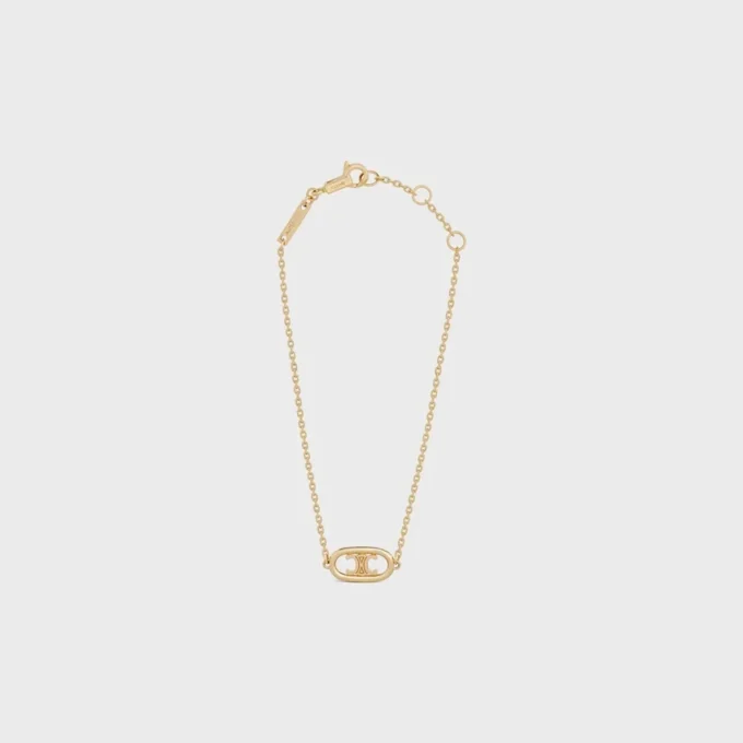 Bracciale Maillon Triomphe in oro giallo