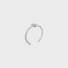 Bracciale rigido Knot Sparkle in strass e ottone con finitura in rodio Bracciale rigido Knot Sparkle in strass e ottone con finitura in rodio