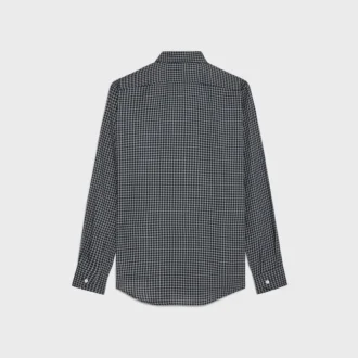 Camicia ampia in cotone a quadri