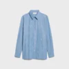 Camicia Classic in popeline di cotone a righe