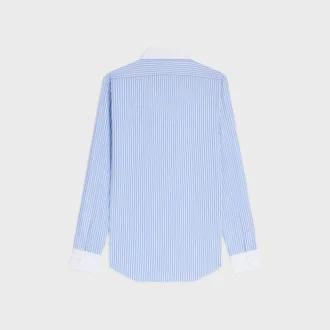 Camicia Classic in popeline di cotone a righe