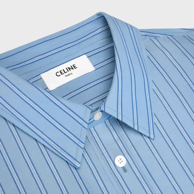 Camicia Classic in popeline di cotone a righe