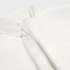 Camicia corta con collo alla lavallière in twill di seta Camicia corta con collo alla lavallière in twill di seta