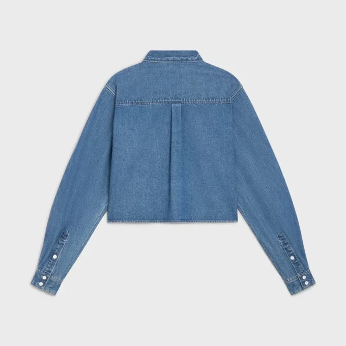 Camicia corta in denim Union Ocean Wash