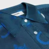 Camicia corta in twill di seta