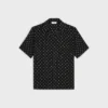 Camicia da bowling in viscosa con stampa Micro Triomphe